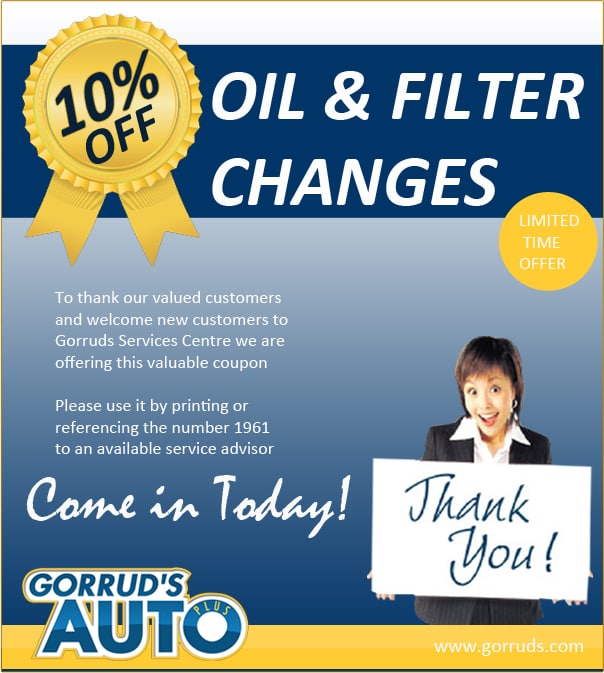 Oil & Filter Change Oil & Filter Change